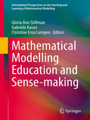 cover image of Mathematical Modelling Education and Sense-making